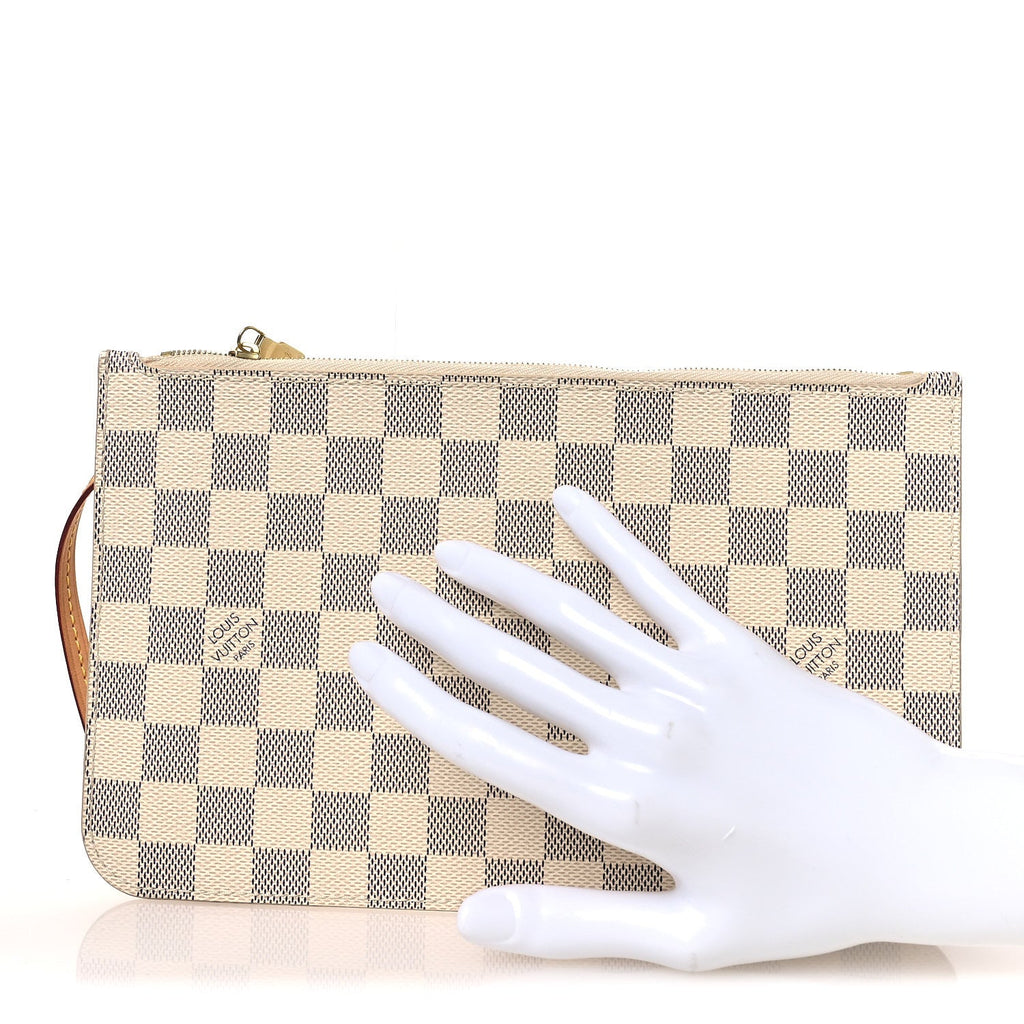Louis Vuitton Damier Azur Neverfull MM GM Pochette