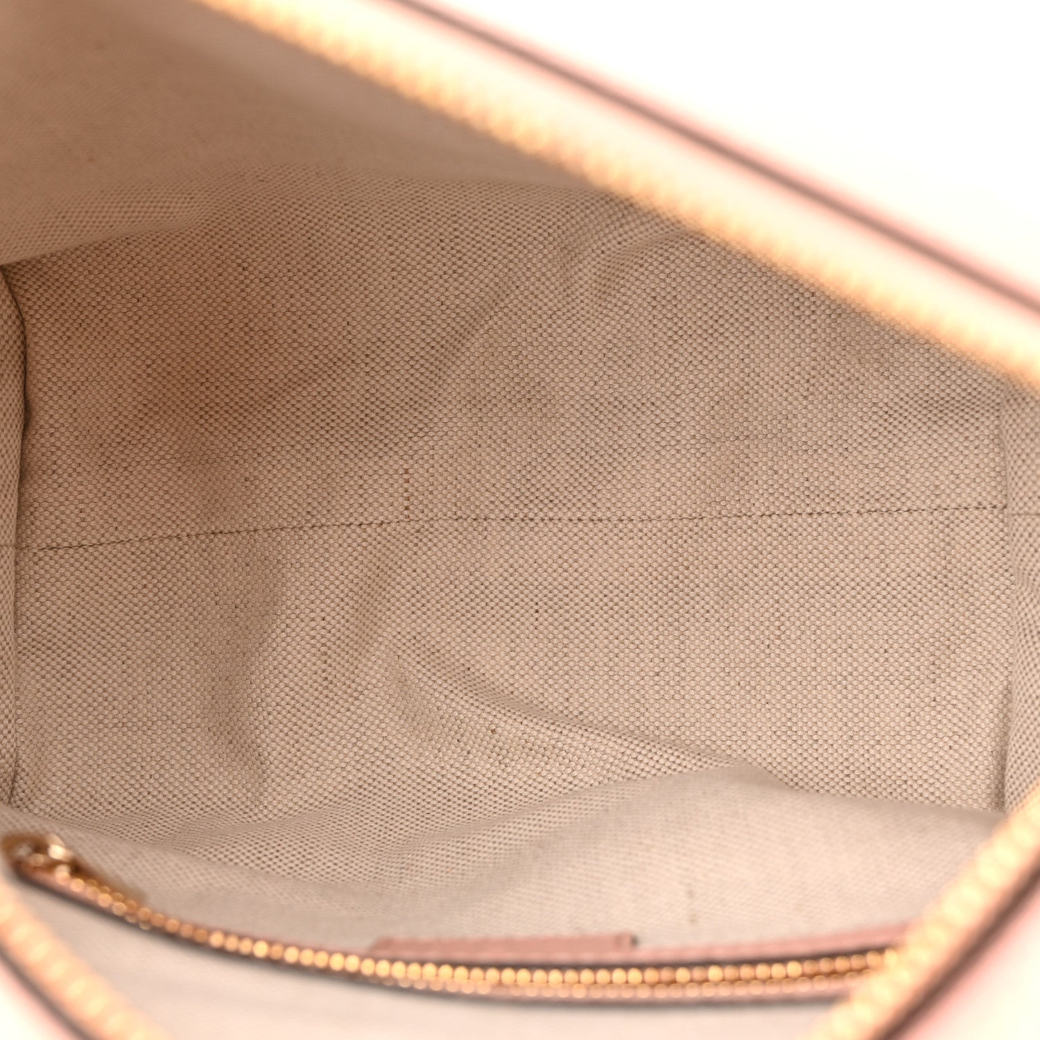 Gucci GG Supreme Monogram Textured Calfskin Web Super Mini Ophidia Shoulder Bag Pink
