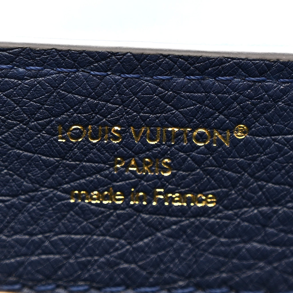 Louis Vuitton Ostrich Capucines Mini Indigo