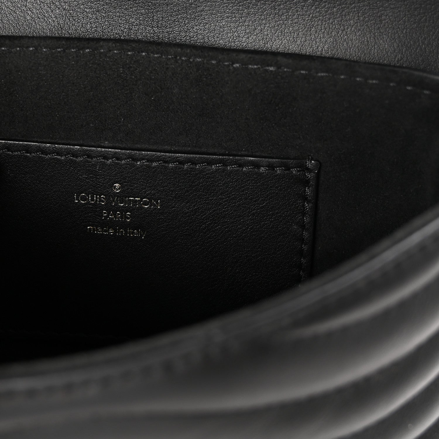 Louis Vuitton Calfskin New Wave Multi Pochette Black
