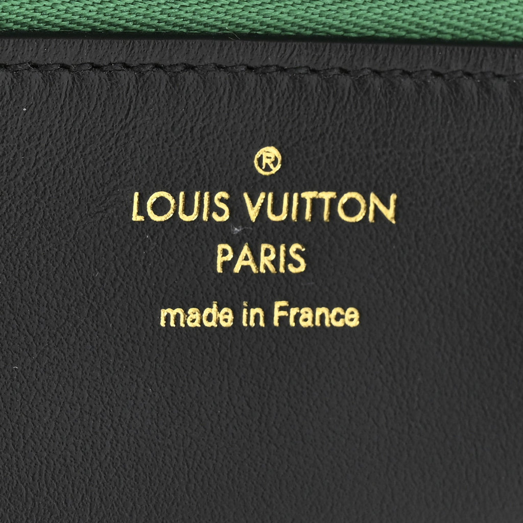Louis Vuitton Jacquard Velvet Monogram LV Match Sunglasses Case GM Vert