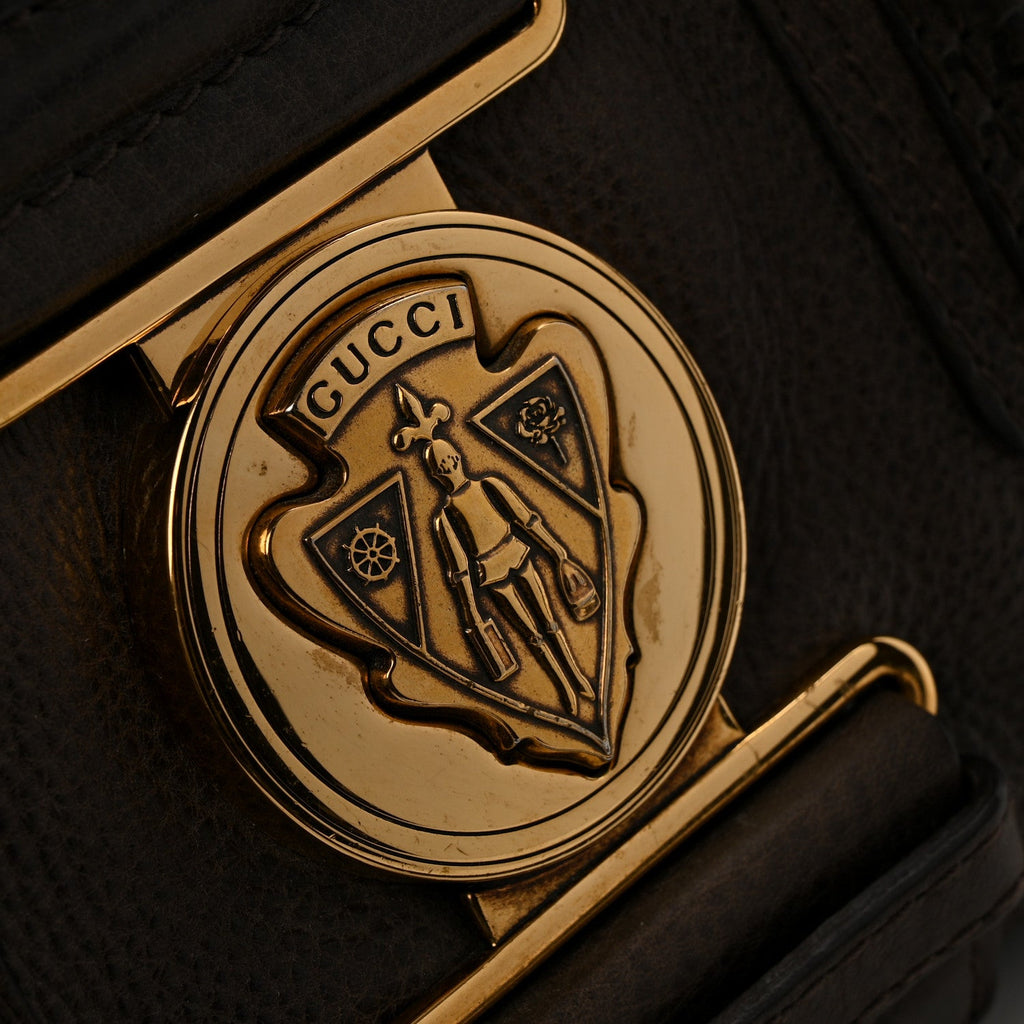 Gucci Guccissima Aviatrix Medium Boston Chocolate
