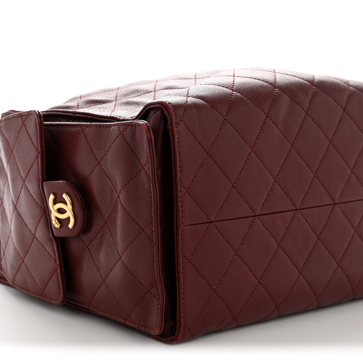 Chanel Caviar Quilted Medium Chanel 25 Handbag Burgundy