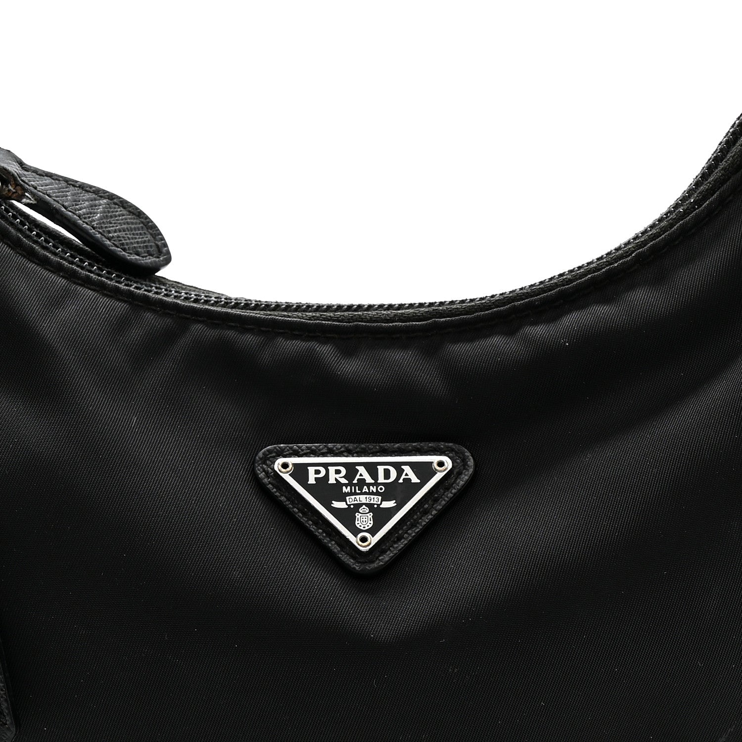 Prada Tessuto Nylon Mini Re-Edition 2000 Bag Black