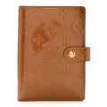 Louis Vuitton Vernis Small Ring Agenda Cover Bronze