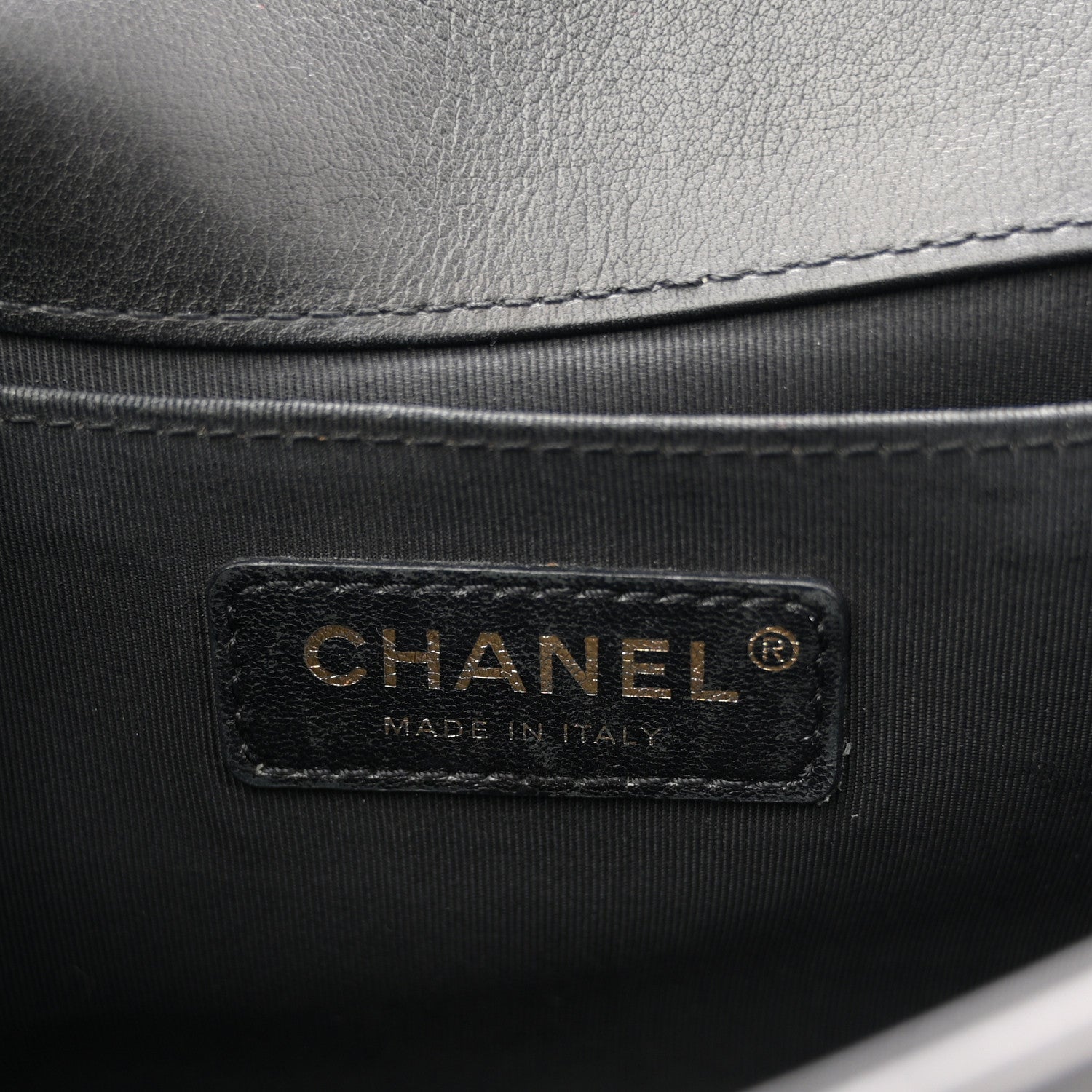 Chanel Calfskin Quilted Medium Boy Flap Black