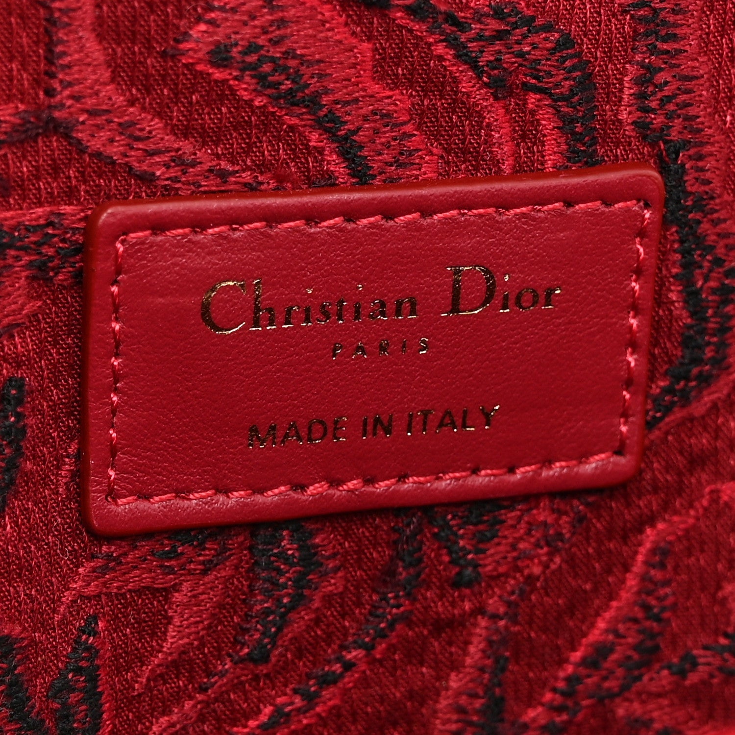 Christian Dior Velvet Rose Medium Caro Bag Rouge