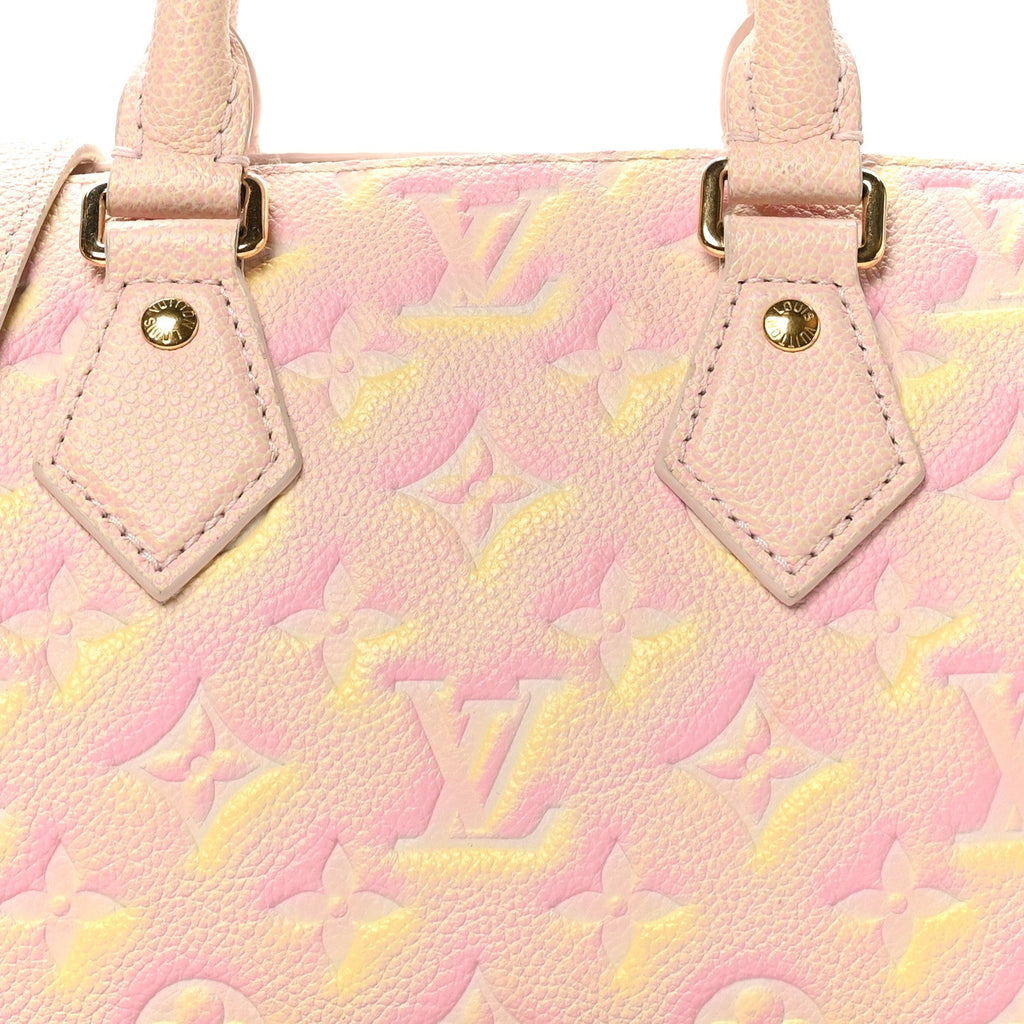 Louis Vuitton Empreinte Monogram Summer Stardust Speedy 20 Pink