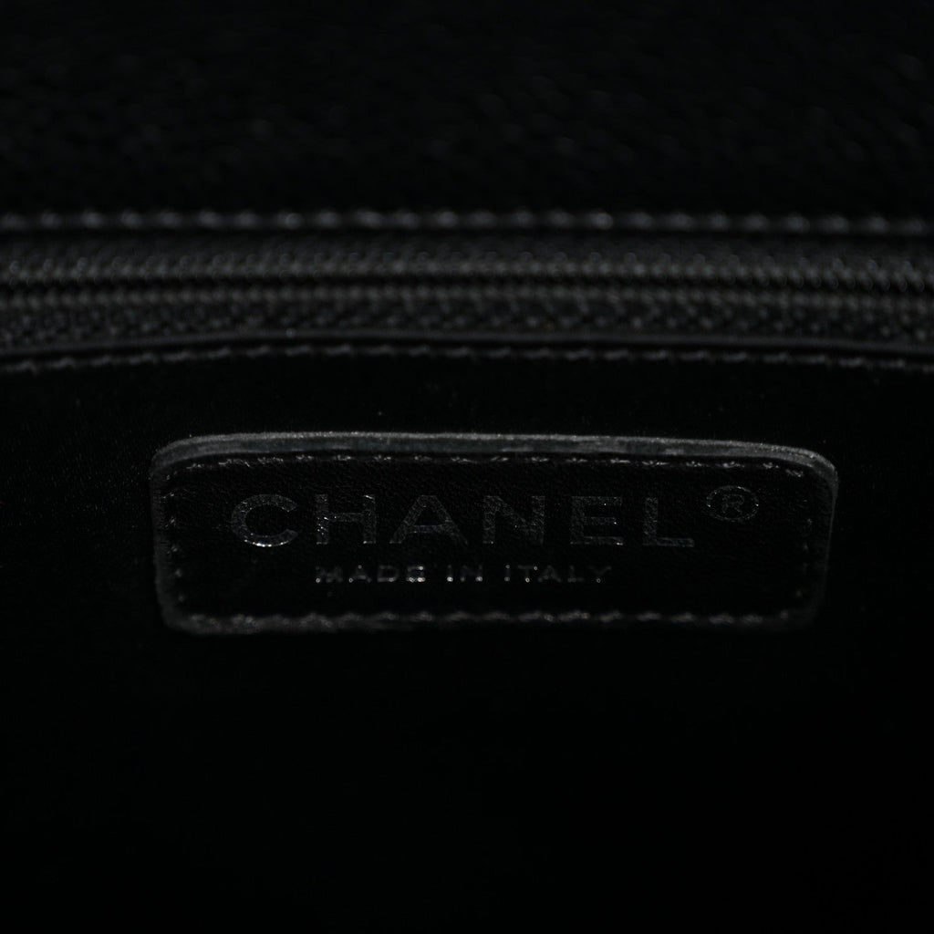 Chanel Caviar Quilted Grand Shopping Tote GST Black