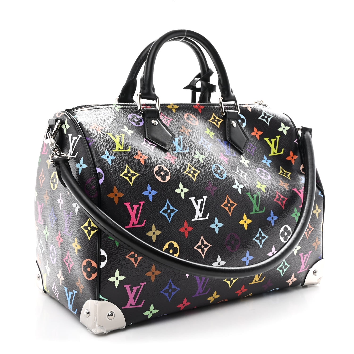 Louis Vuitton LV X TM Monogram Multicolor Speedy Soft 30 Black