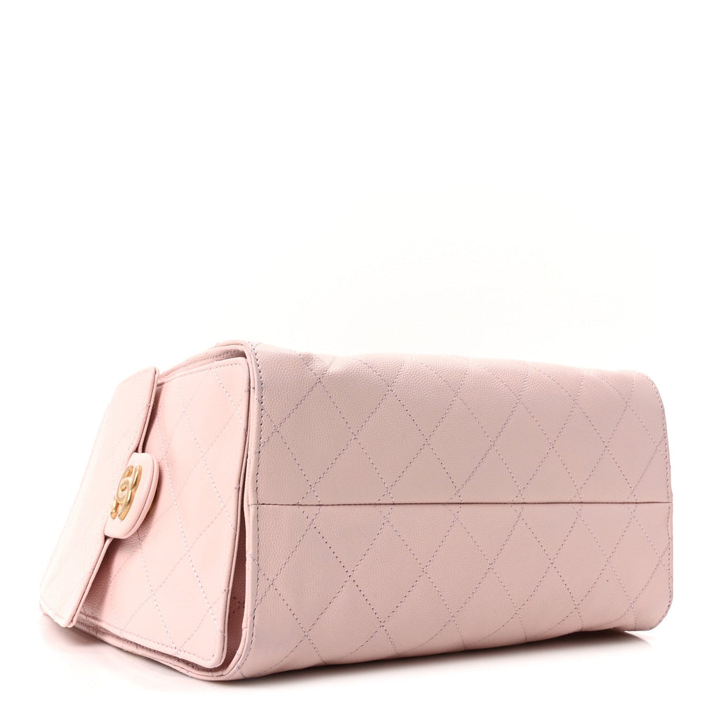 Chanel Caviar Quilted Small Chanel 25 Handbag Light Pink