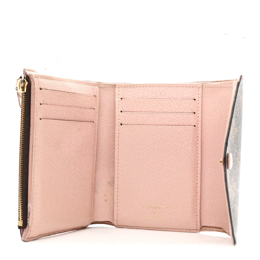 Louis Vuitton Monogram Victorine Wallet Rose Ballerine