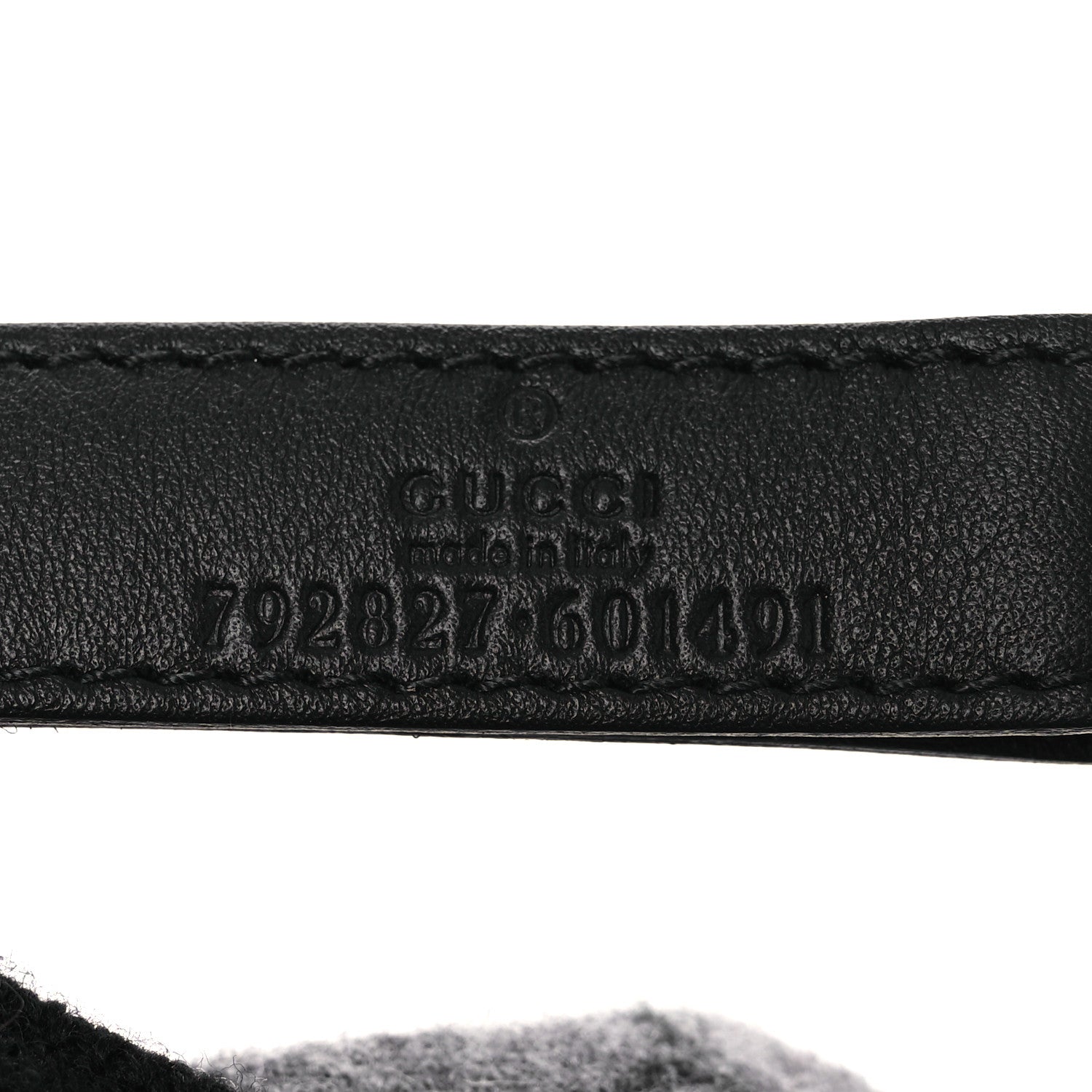 Gucci Covered Wool GG Monogram Baseball Hat L Grey Dark Grey Black