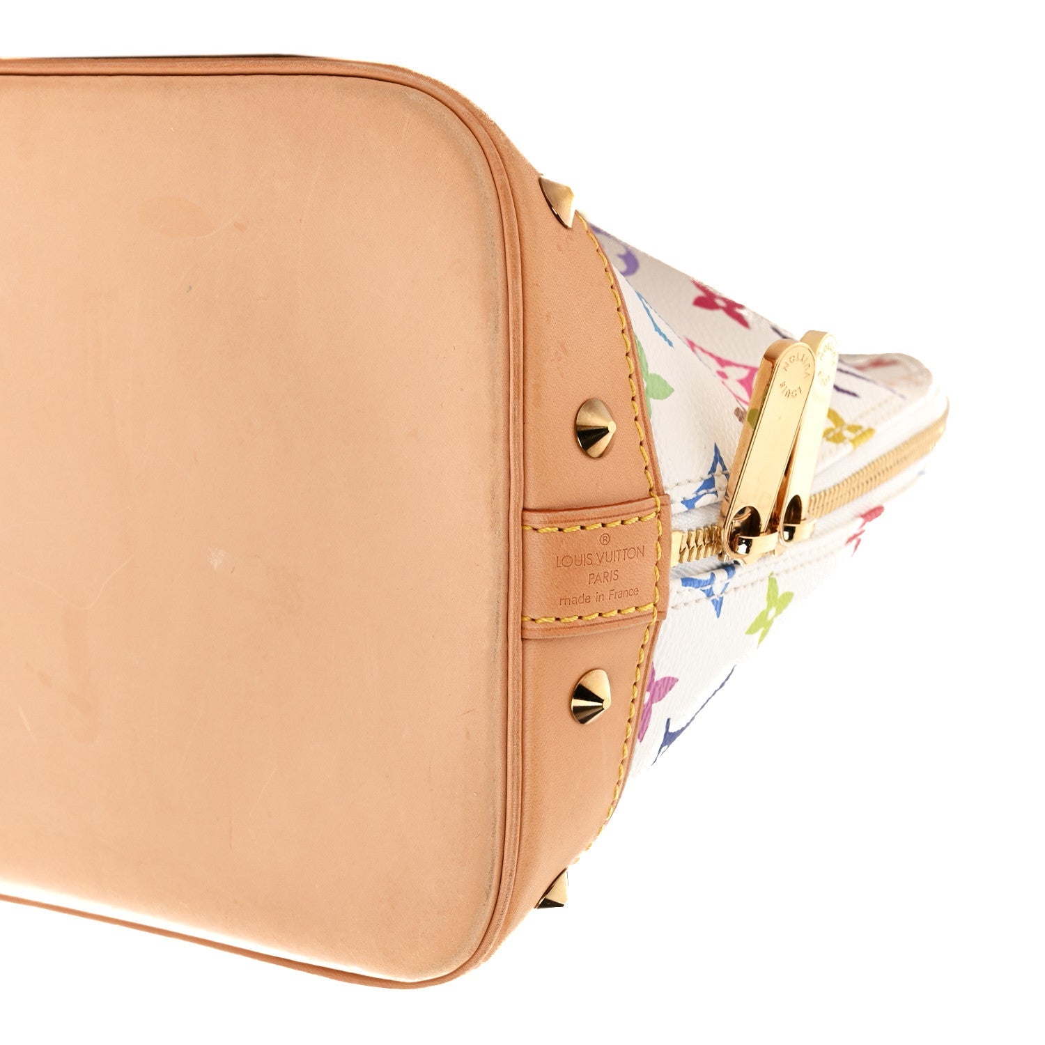 Louis Vuitton Monogram Multicolor Alma White