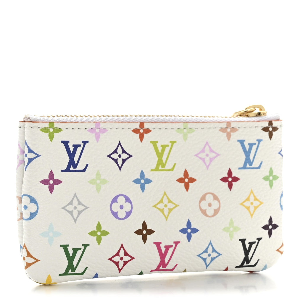 Louis Vuitton LV X TM Monogram Multicolor Key Pouch White