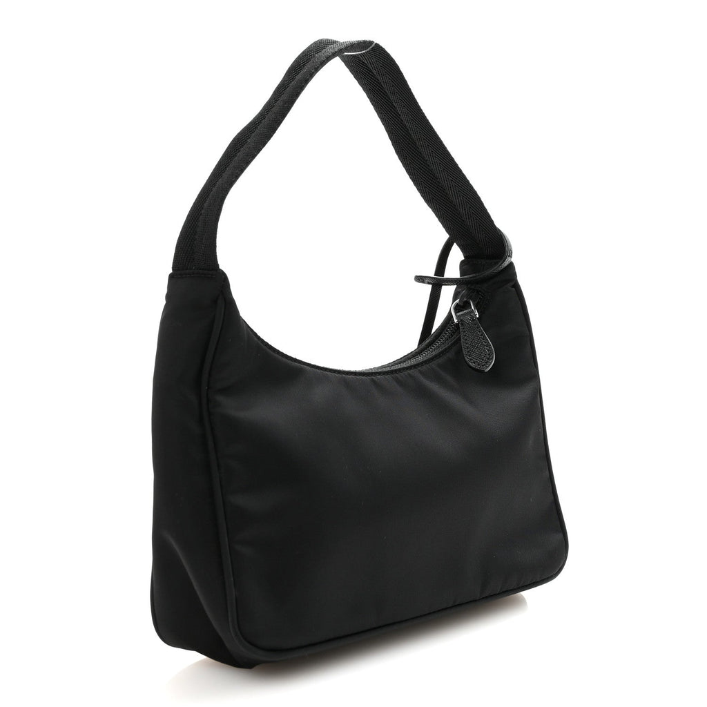 Prada Tessuto Nylon Mini Re-Edition 2000 Bag Black