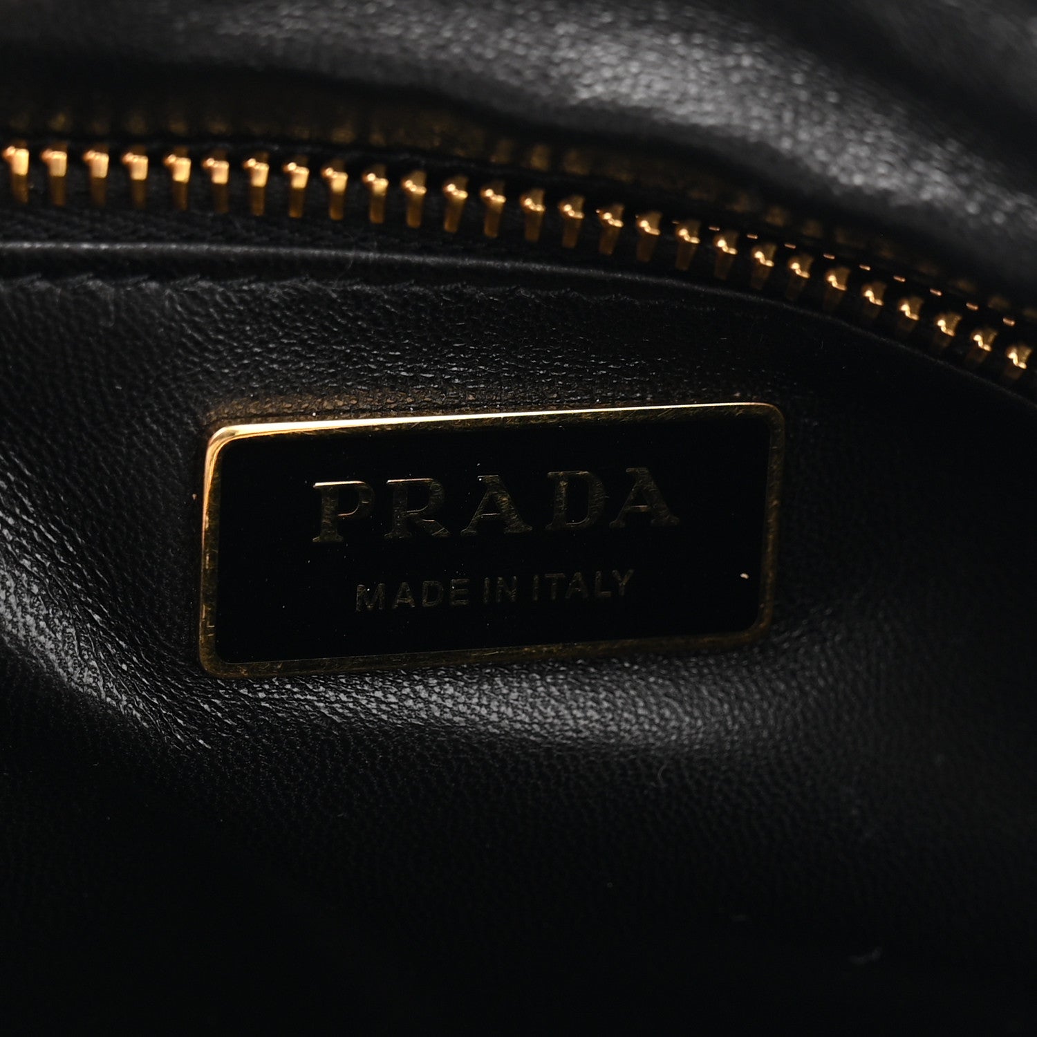 Prada Soft Calfskin Medium Aimee Shoulder Bag Black