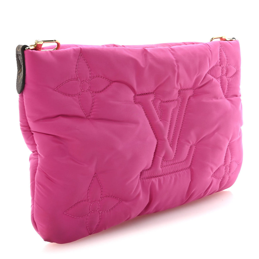 Louis Vuitton Econyl Monogram Pillow Maxi Multi Pochette Accessories Mini Pochette Fuchsia