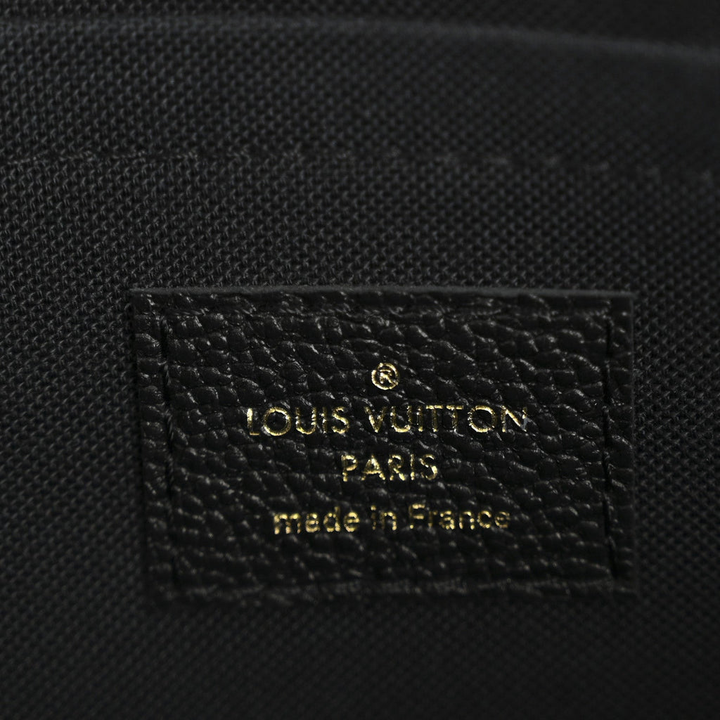 Louis Vuitton Empreinte Daily Pouch Black