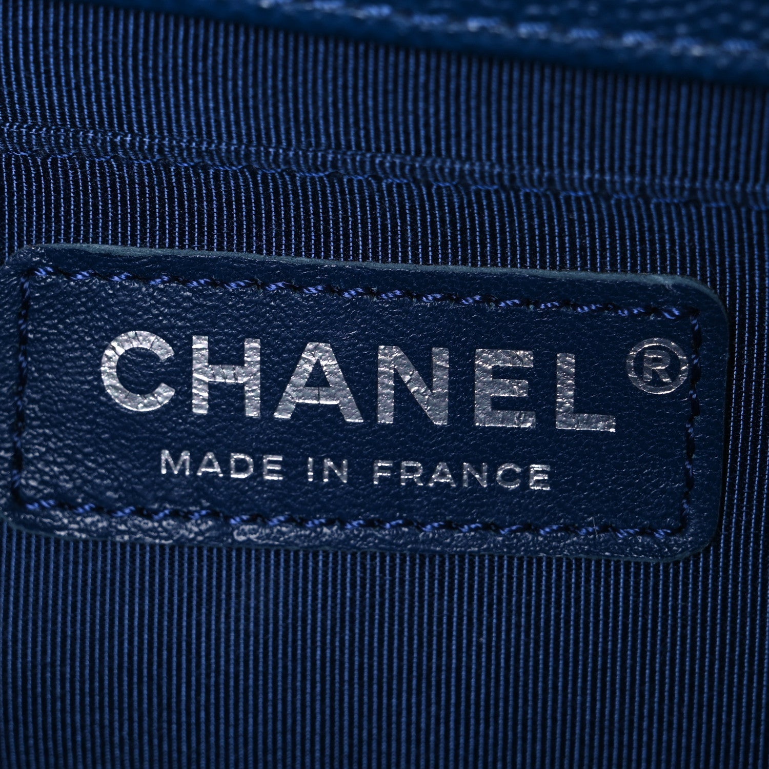 Chanel Caviar Quilted Medium Boy Flap Dark Blue