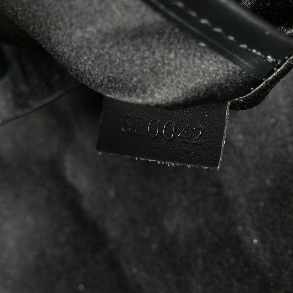 Louis Vuitton Satin Mini Monogram Conte De Fees Patchwork Musette Black