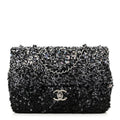 Chanel Shaded Sequins Mini Flap Black