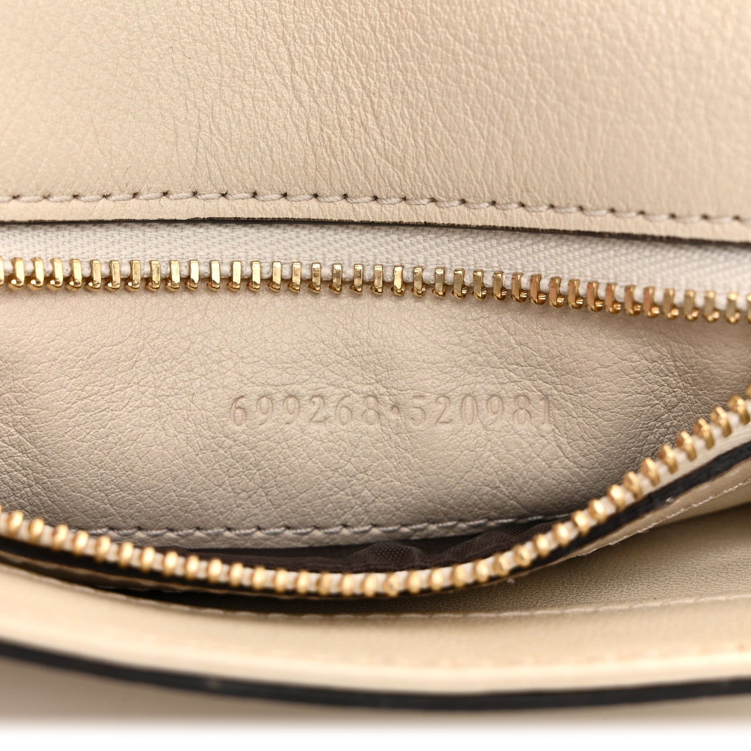 Gucci Roxy Calfskin Blondie Chain Shoulder Flap Bag Mystic White