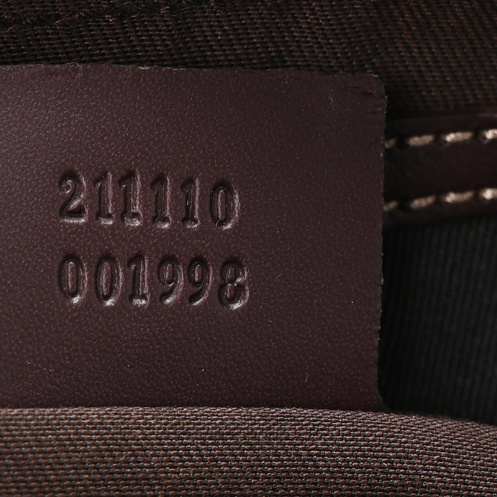 Gucci GG Supreme Monogram Belt Bag Dark Brown