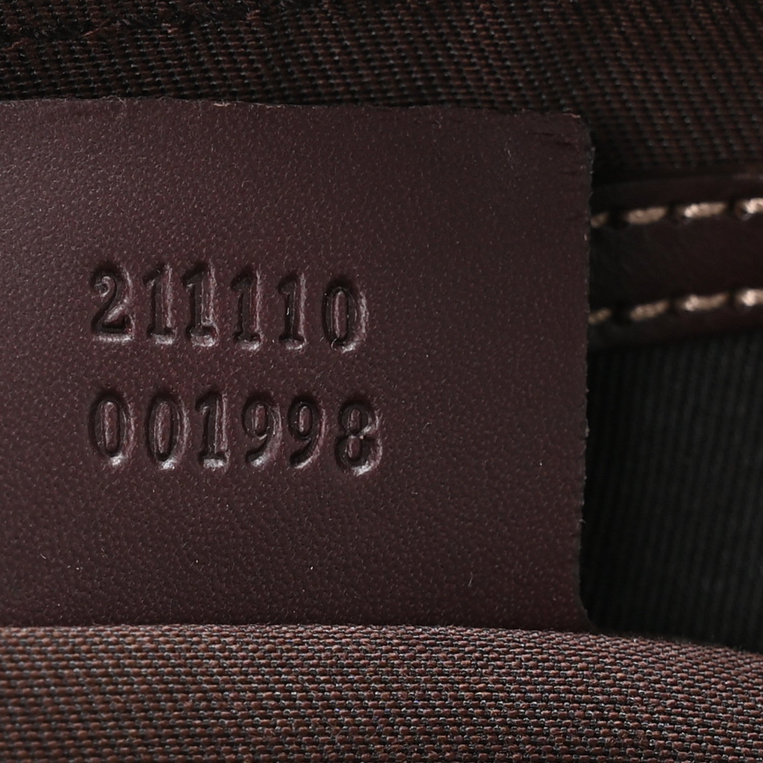 Gucci GG Supreme Monogram Belt Bag Dark Brown
