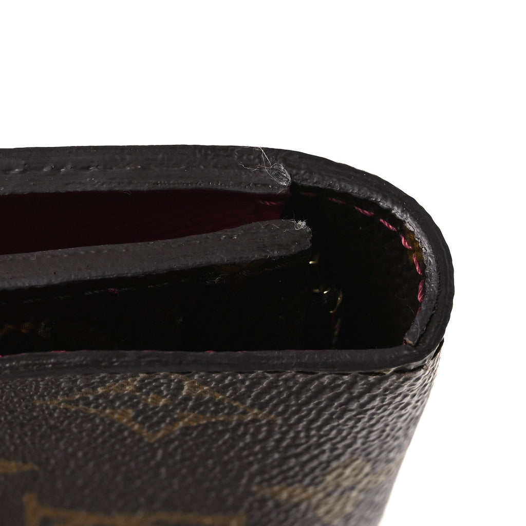 Louis Vuitton Monogram Emilie Wallet Fuchsia