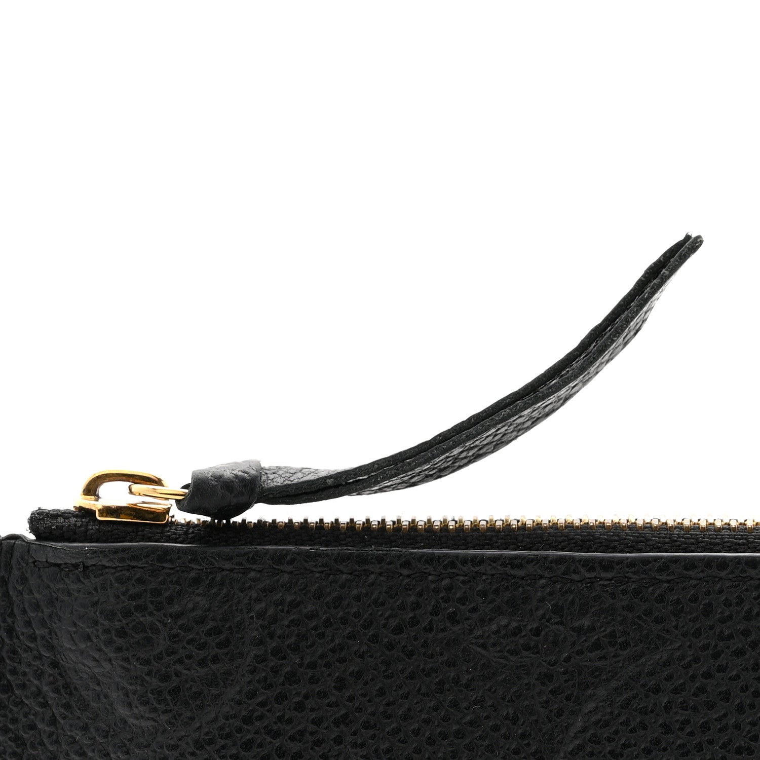 Louis Vuitton Empreinte Felicie Chain Wallet Zippered Insert Black