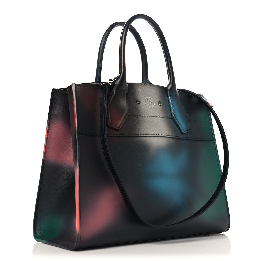 Louis Vuitton Calfskin Hologram City Steamer MM