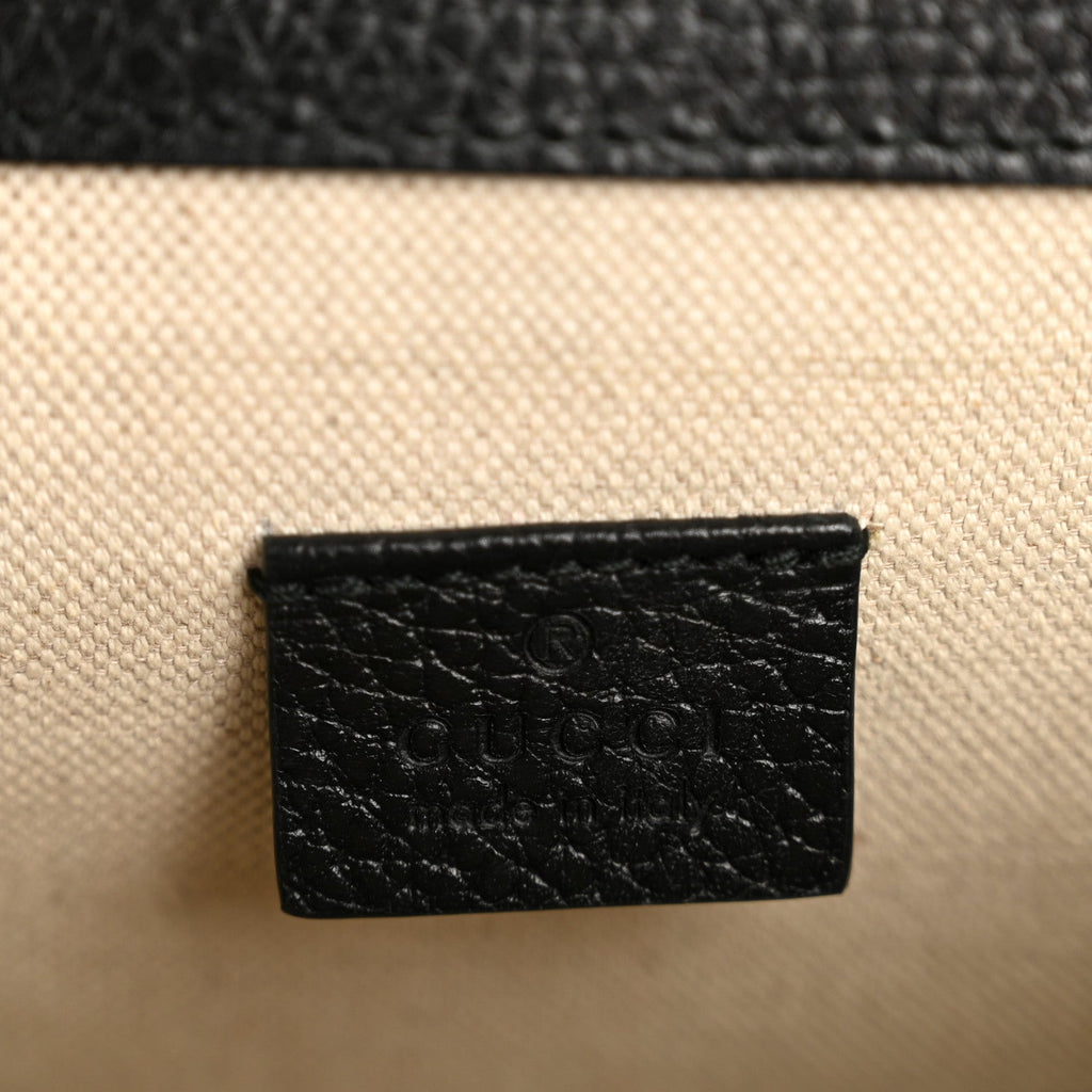 Gucci Calfskin Mini Dionysus Shoulder Bag Black