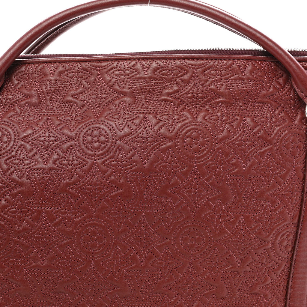Louis Vuitton Monogram Lambskin Antheia Ixia MM Fuchsia