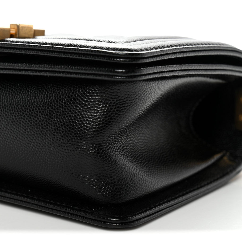 Chanel Caviar Quilted Small Boy Flap Black