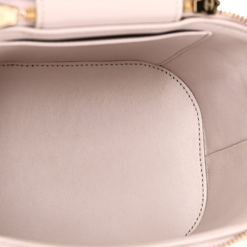 Chanel Lambskin Quilted Trendy Vanity Case Lilac