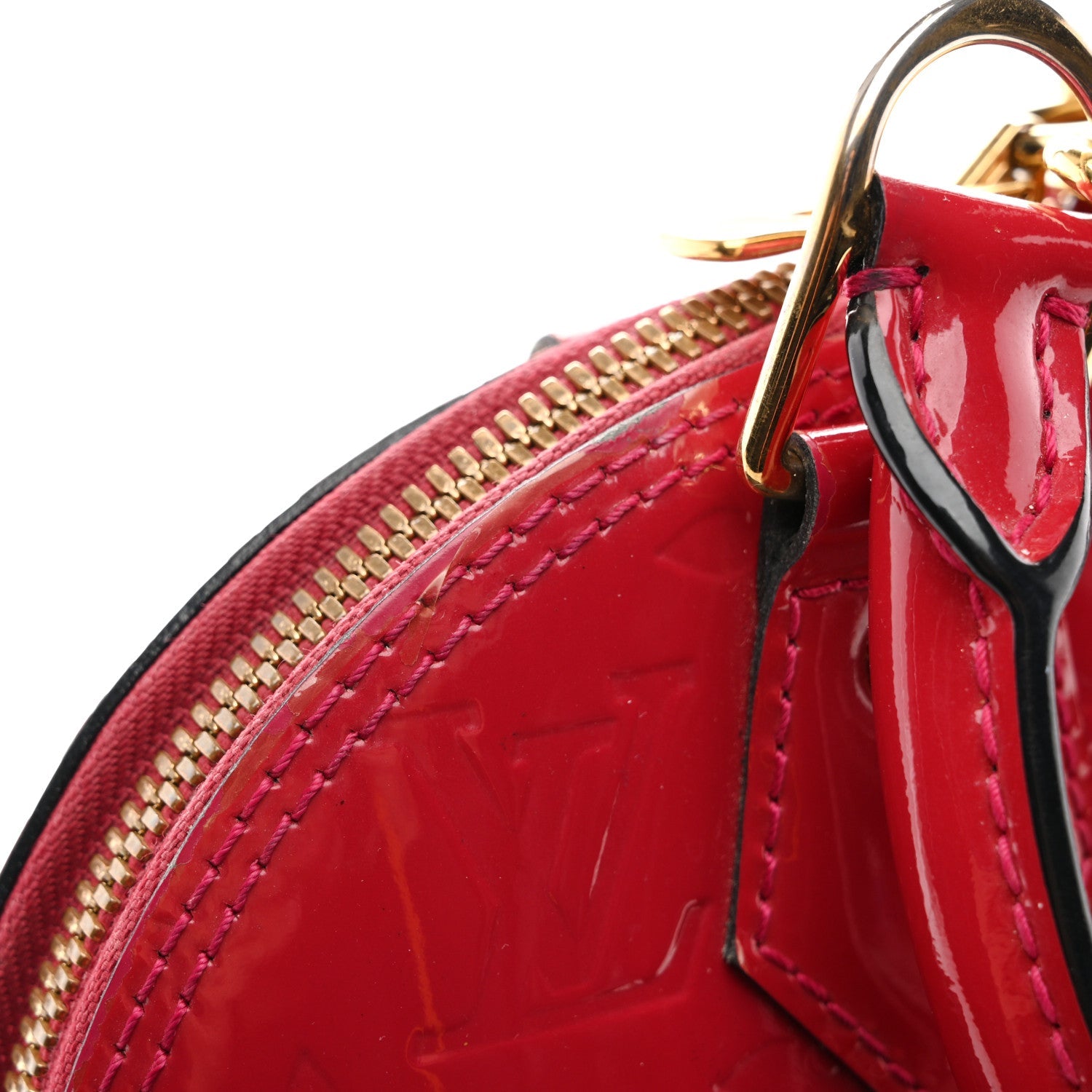 Louis Vuitton Vernis Alma BB Rose Indien