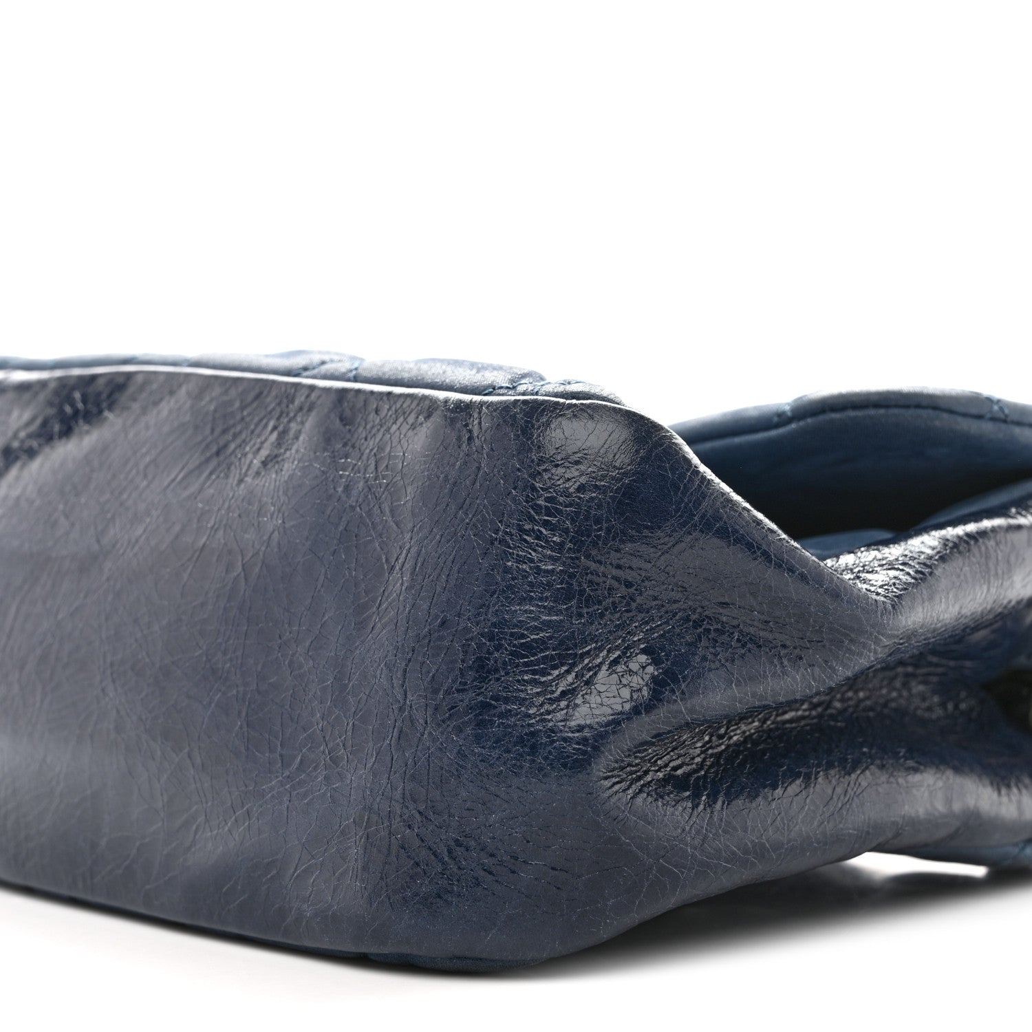 Chanel Iridescent Calfskin Medium In The Mix Flap Blue