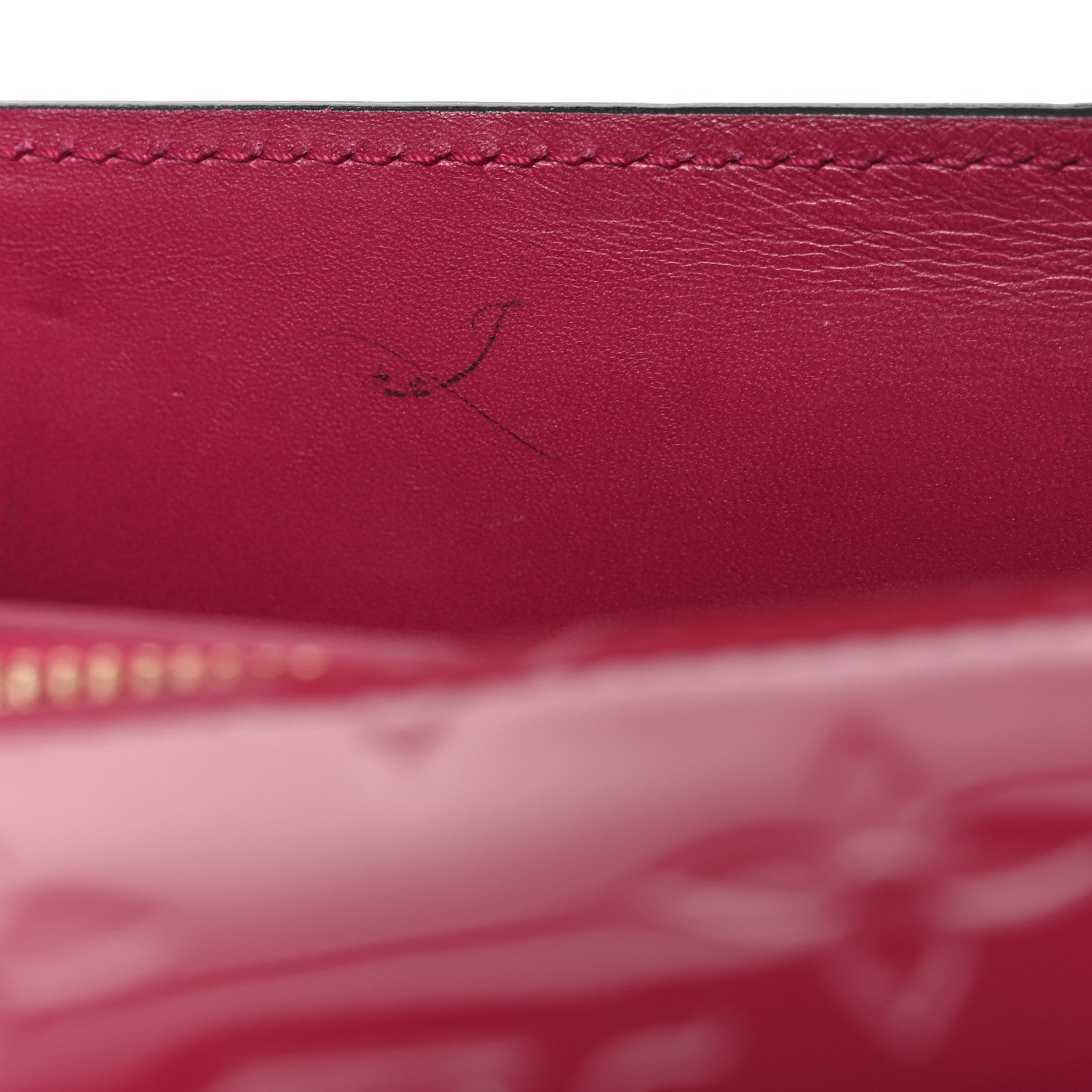 Louis Vuitton Vernis Sarah Wallet Rose Indien