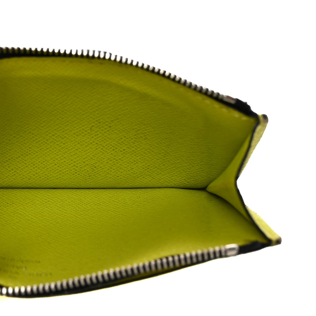 Louis Vuitton Taigarama Coin Card Holder Yellow