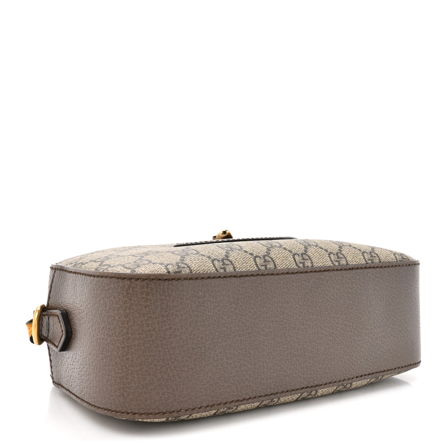 Gucci GG Supreme Monogram Web Neo Vintage Shoulder Bag Beige New Acero Crop