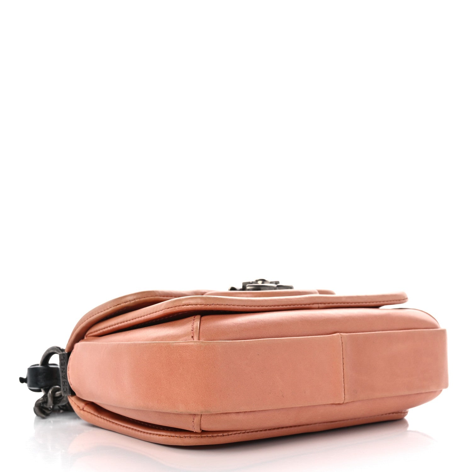 Chanel Calfskin Quilted Small Prestige Top Handle Flap Pink