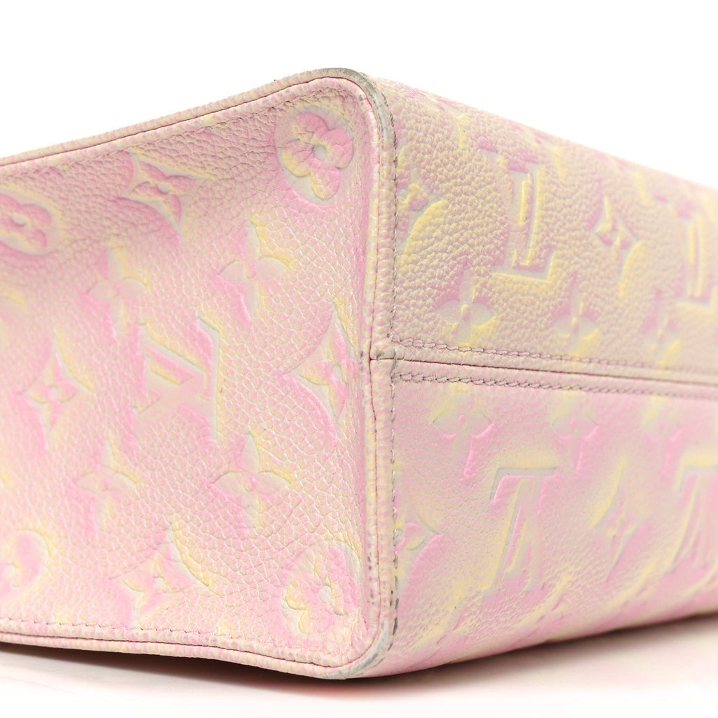 Louis Vuitton Empreinte Monogram Summer Stardust Onthego PM Pink
