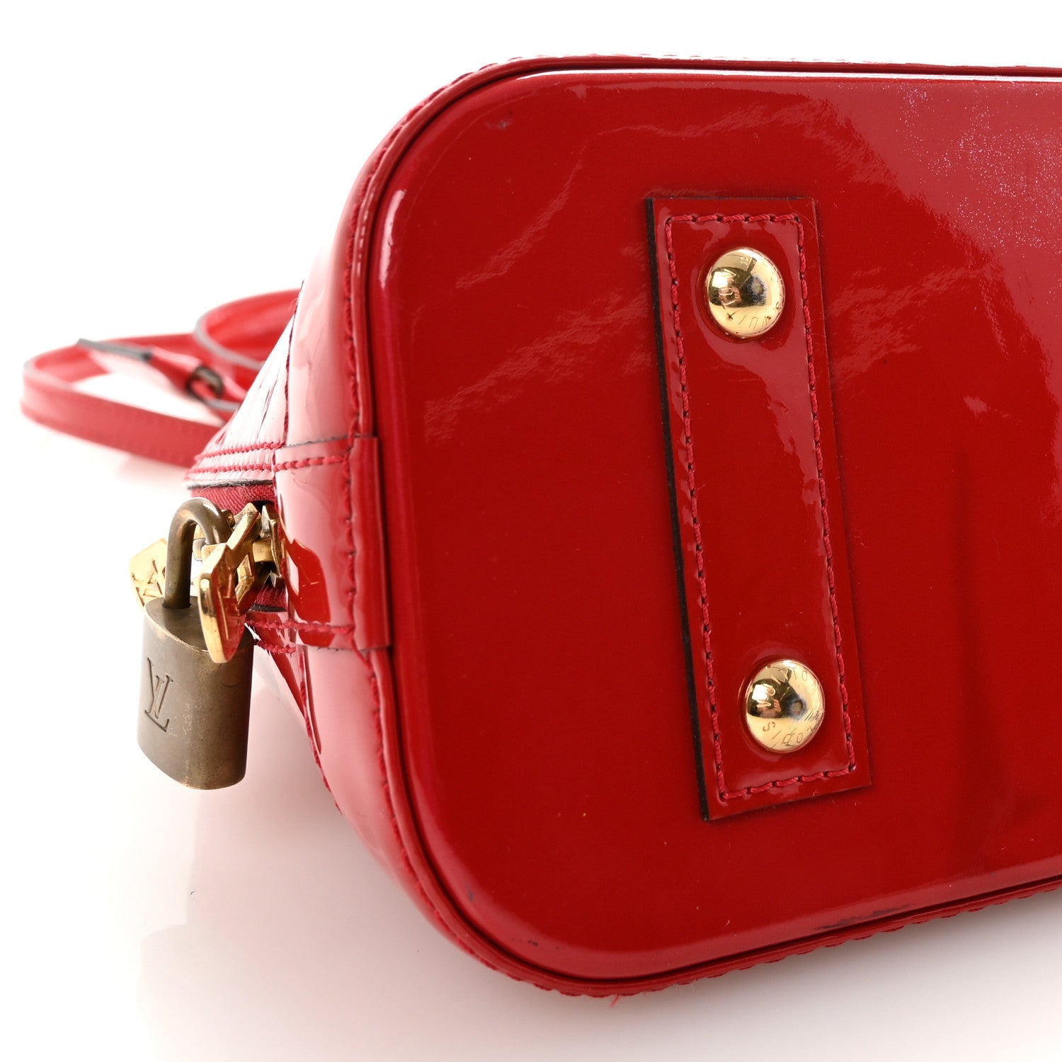 Louis Vuitton Vernis Alma BB Rose Indien