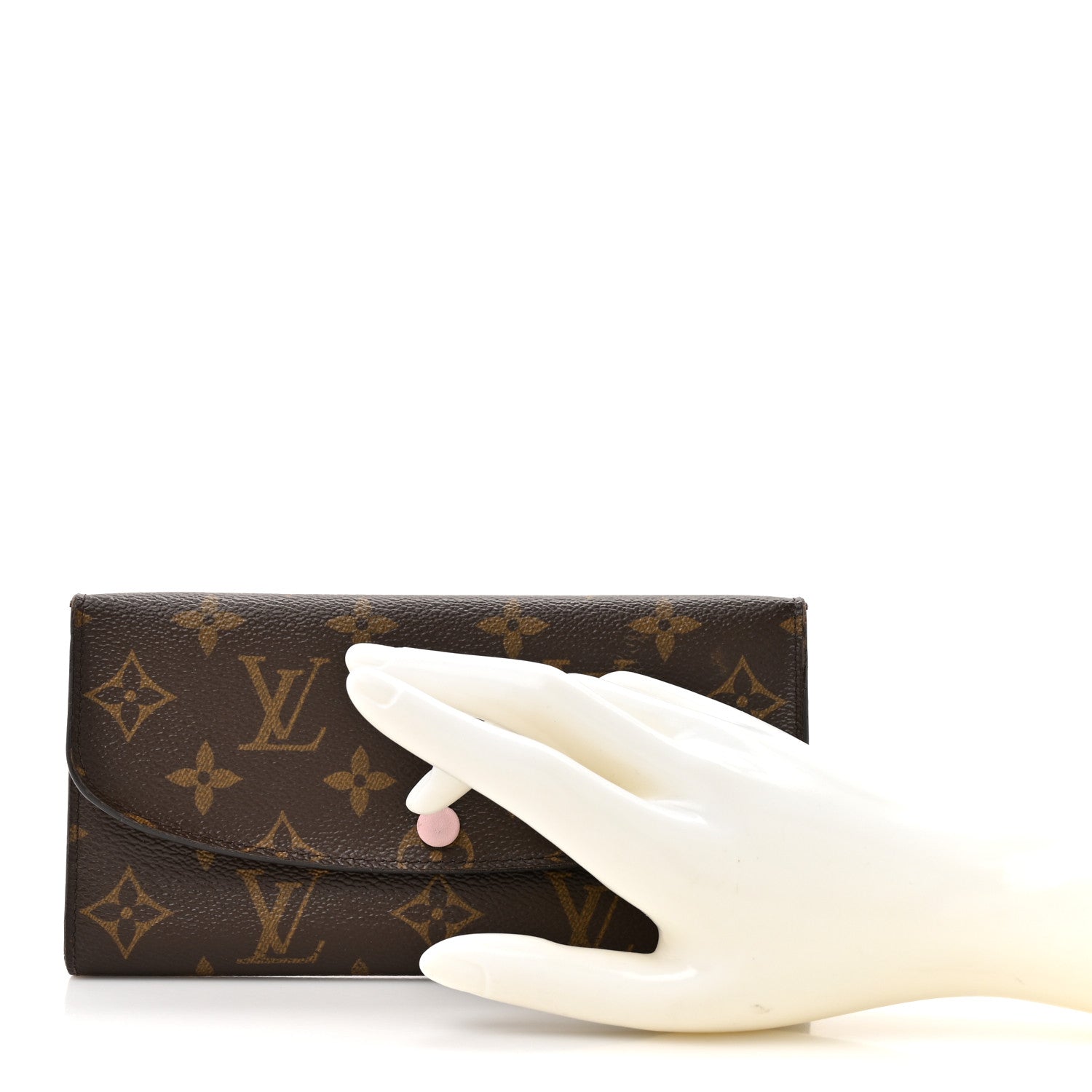 Louis Vuitton Monogram Emilie Wallet Rose Ballerine