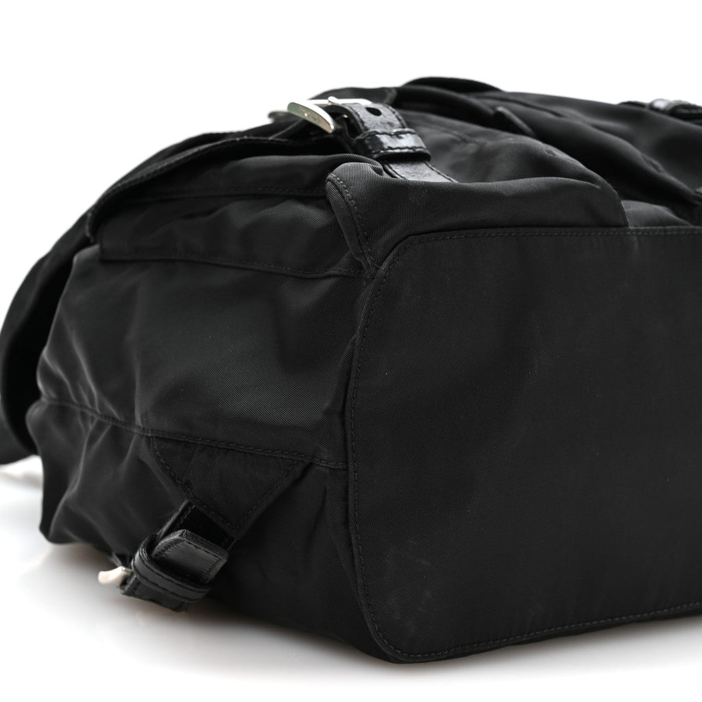 Prada Nylon Vela Small Backpack Black