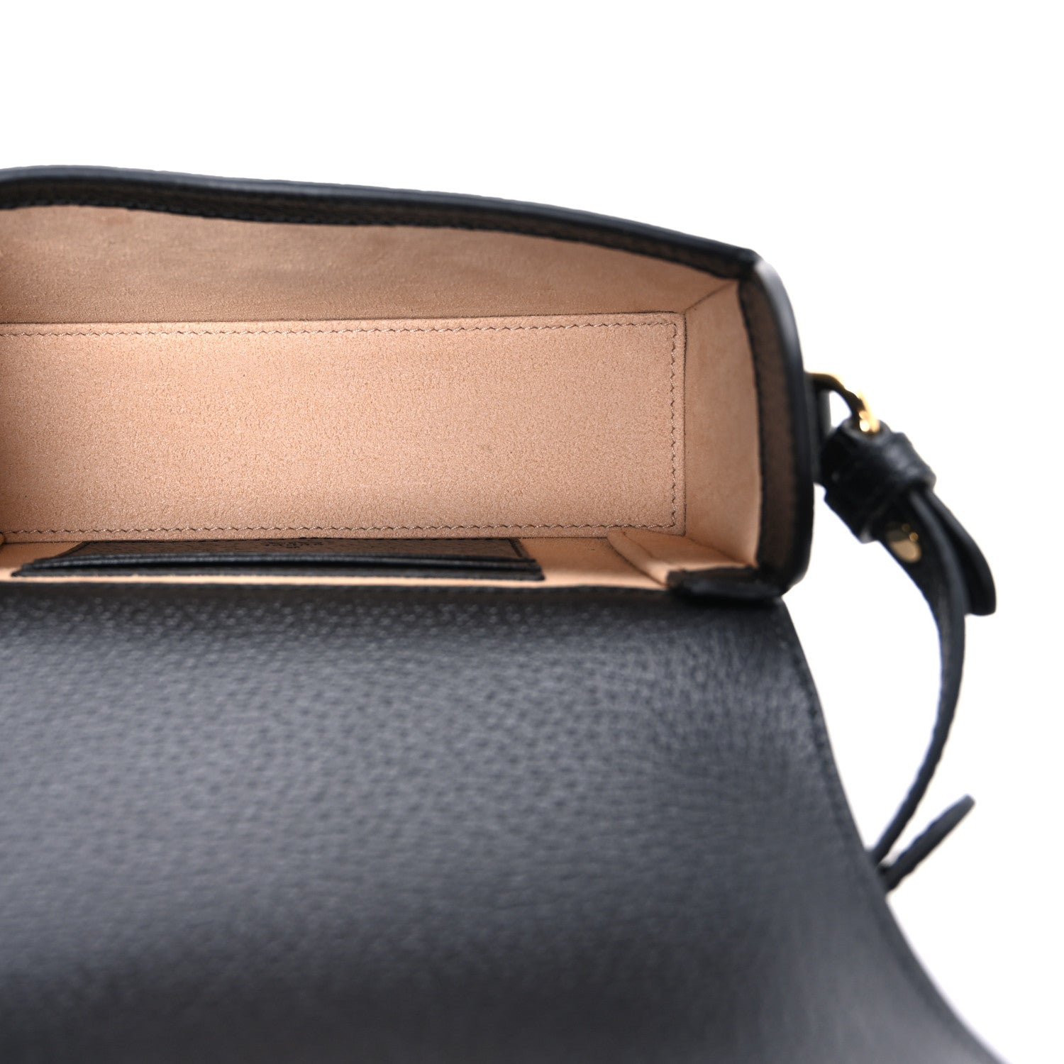 Gucci Calfskin Horsebit 1955 Shoulder Bag Black