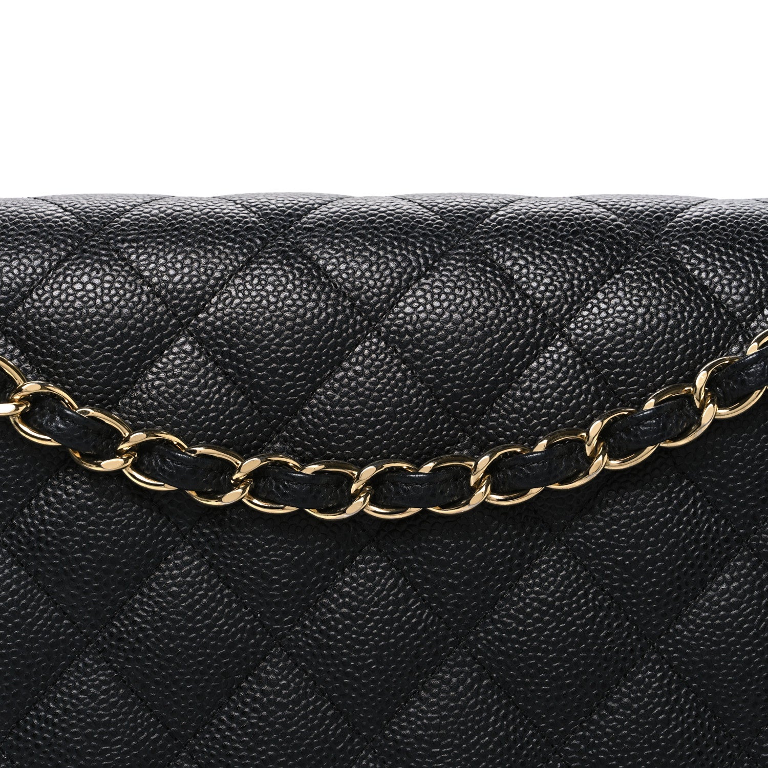 Chanel Caviar Quilted Maxi Double Flap Black