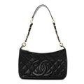 Chanel Caviar Quilted Timeless CC Shoulder Bag Black