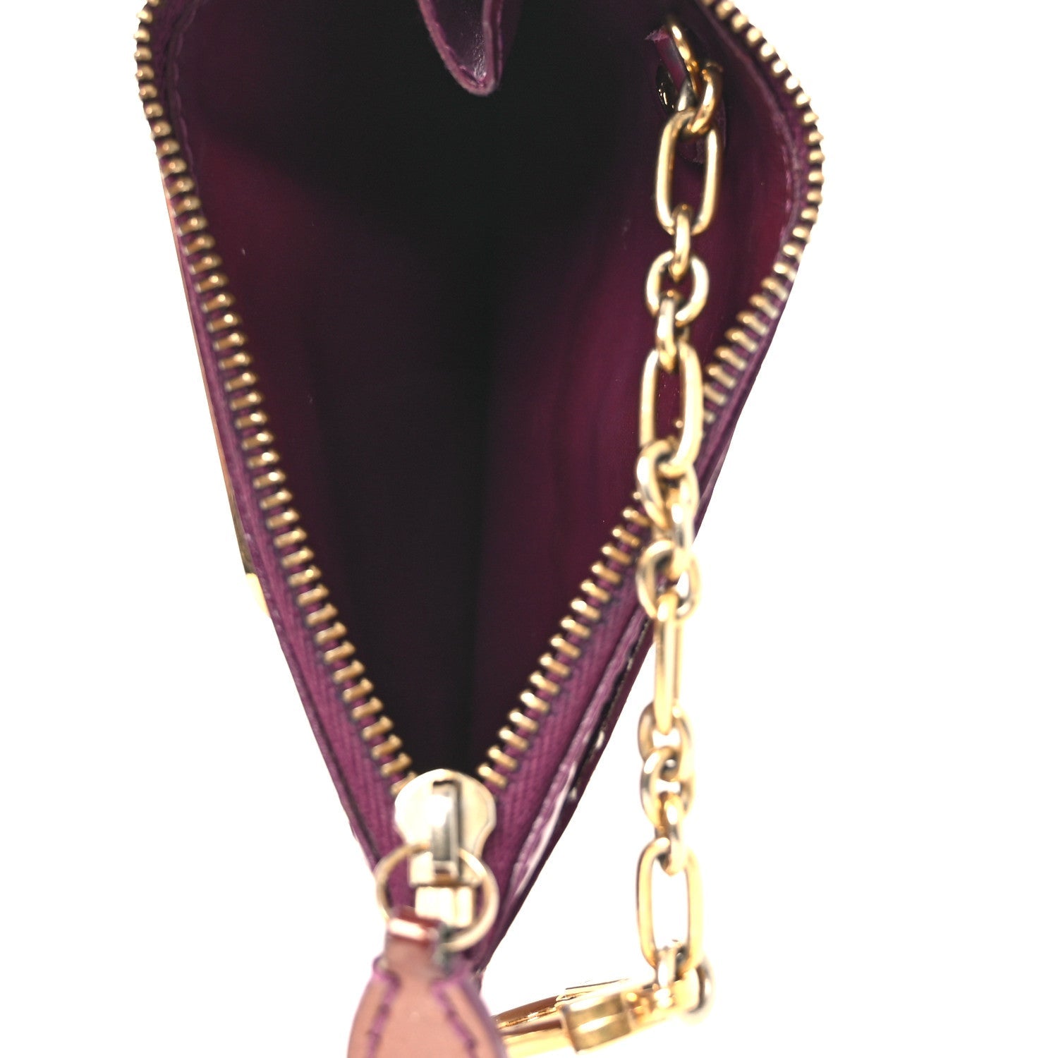 Louis Vuitton Vernis Key Pouch Violet
